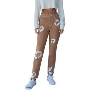 PacSun | Eco Tan Tie-Dye Mom Jeans with Raw Hem